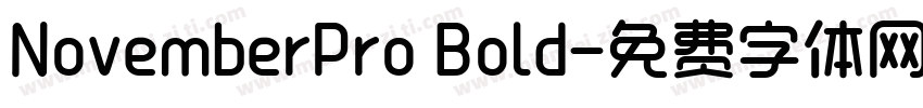 NovemberPro Bold字体转换